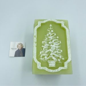 Luminara x Martha Stewart Winter Figural Flameless Candle -  Tree NIB w/ Remote